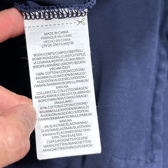 Polo Ralph Lauren Navy Blue White Striped Track Jacket Mens 4XB - Picture 7 of 8